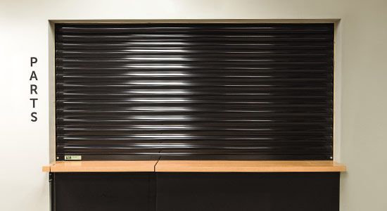 Commercial rolling security shutter