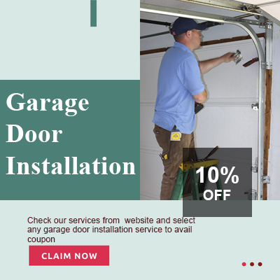 Garage door installation - 10% Off